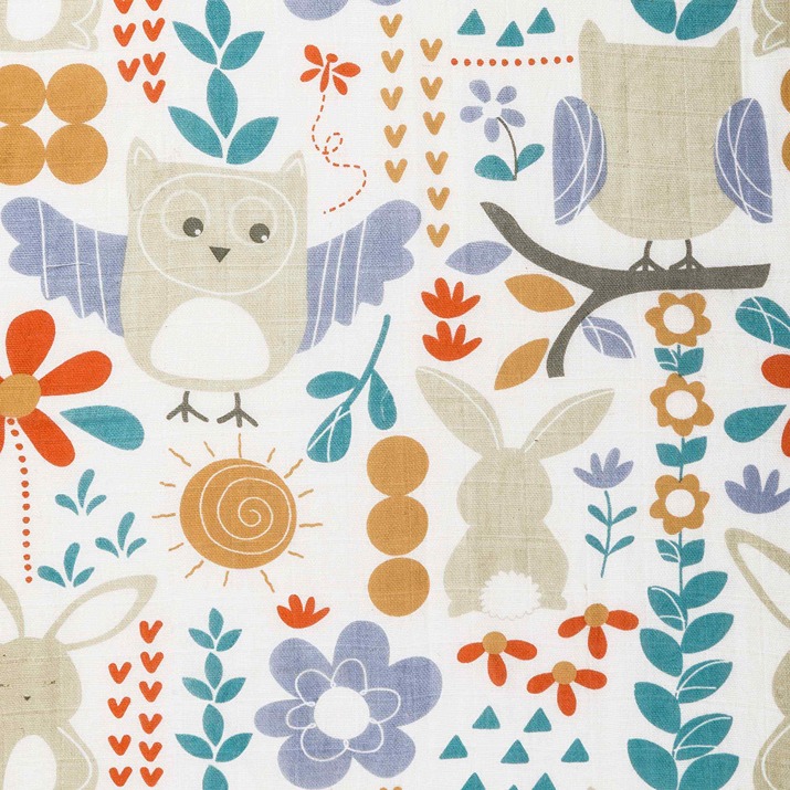 Lulujo x Leika Cotton Security Blankets - Owl & Bunny