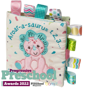 41566 Taggies Aroar-a-saurus Soft Book | Progressive Preschool Awards Finalist 2022