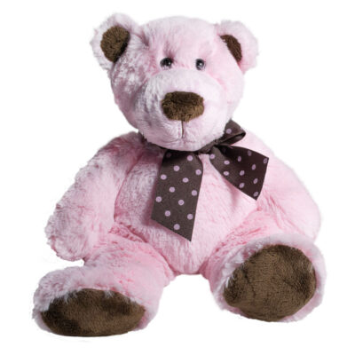 Sweet Chocolate Pink Bear - 12"