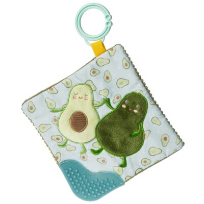 Sweet Soothie Yummy Avocado Crinkle Teether – 6×6″