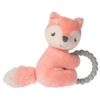Sweet n Sassy Fox Teether Rattle - 6"