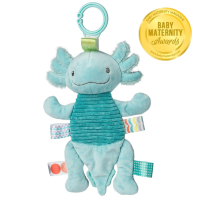 Taggies Fizzy Axolotl Crinkie - 9"