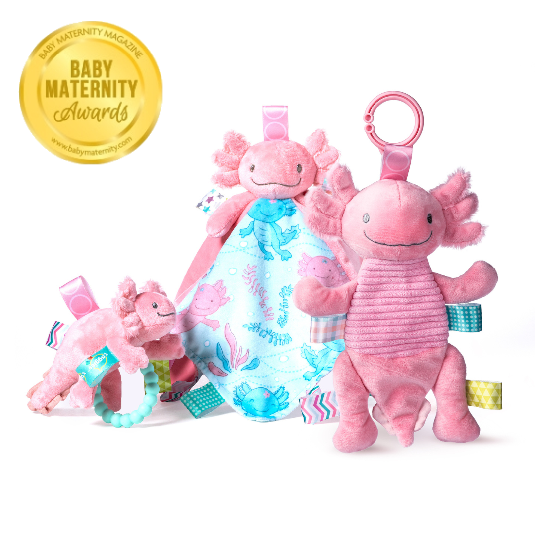 Taggies Lizzy Axolotl Gift Set - Mary Meyer Stuffed Toys