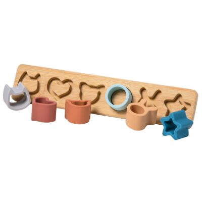 Simply Silicone Bamboo 6 piece Sorter