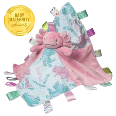 Taggies Lizzy Axolotl Character Blanket - 13x13"