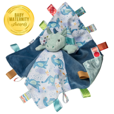 Taggies Drax Dragon Character Blanket - 13x13"
