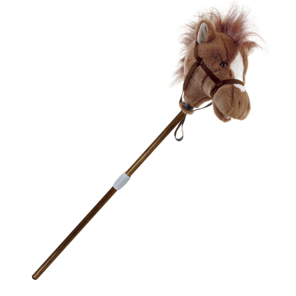 15650 Easy Ride 'Um Brown 2-Piece Stick Horse