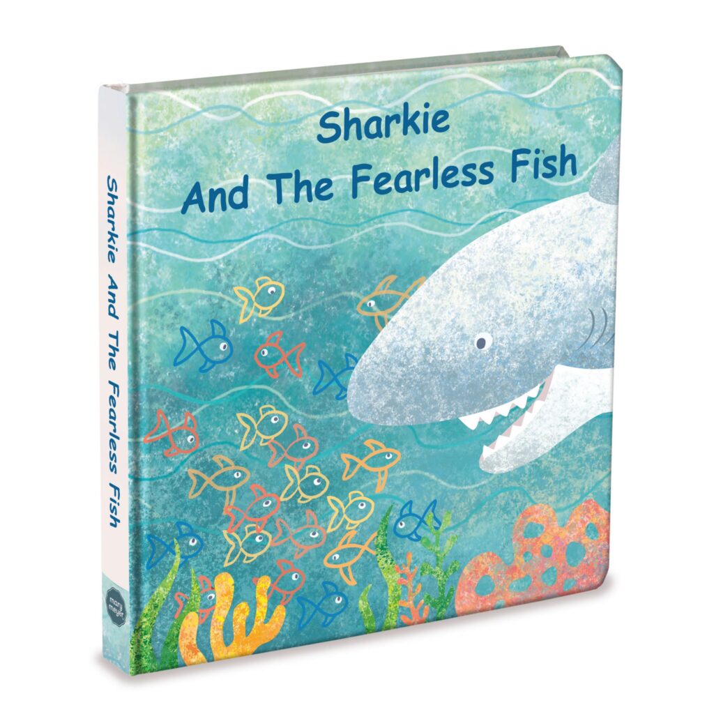 27404 "Sharkie & the Fearless Fish" Large Board Book
