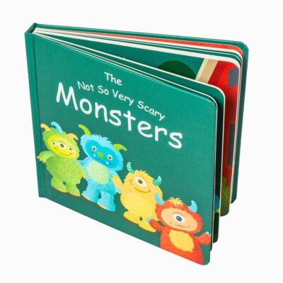 "Not So Very Scary Monsters" Board Book - 8"