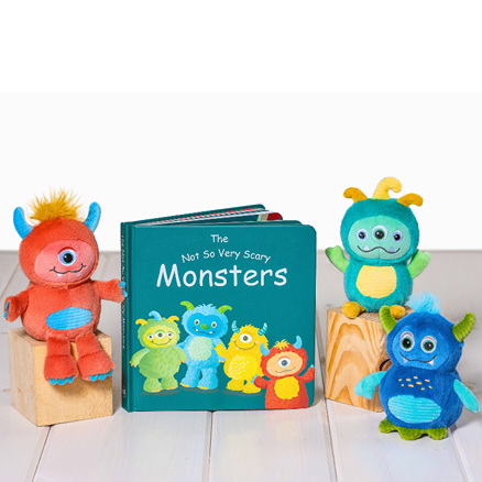 Monster Board Book, Fun Frights Monster Set