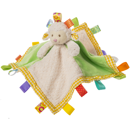 Taggies Sherbet Lamb Character Blanket - 13x13"
