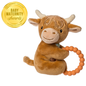 43270 Hetty Highland Cow Teether Rattle