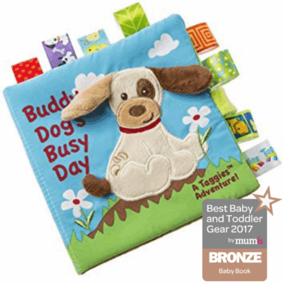 Taggies Buddy Dog Soft Book – 6x6"