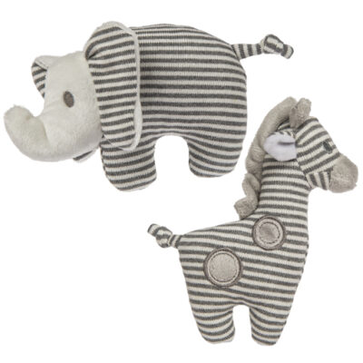 Afrique Elephant & Giraffe Rattle - 5" #42050 £4.16