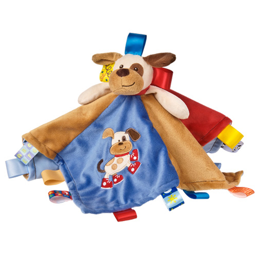 Taggies Buddy Dog Character Blanket - 13.5" x 13.5"