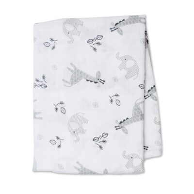 Lulujo Cotton Swaddle - Afrique – 47x47"