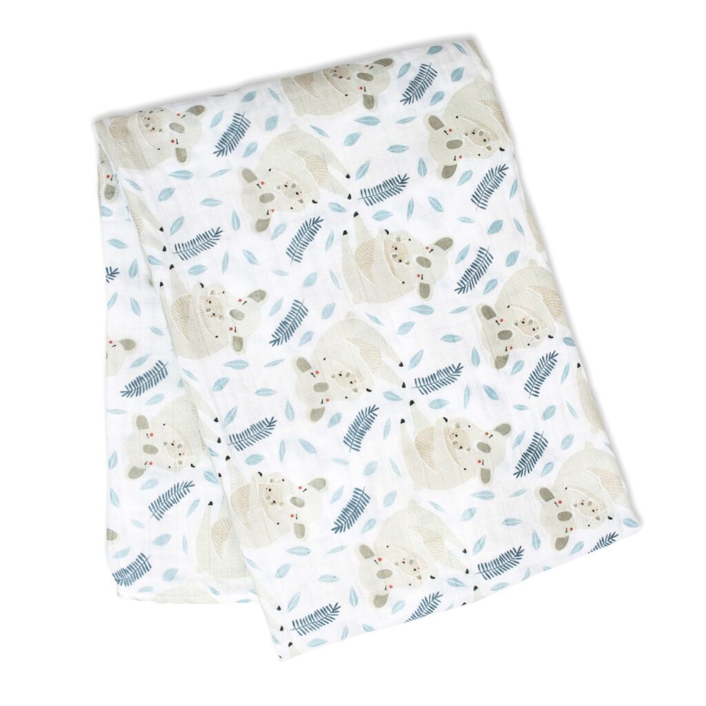 LJ467 Lulujo Koala Cotton Swaddle
