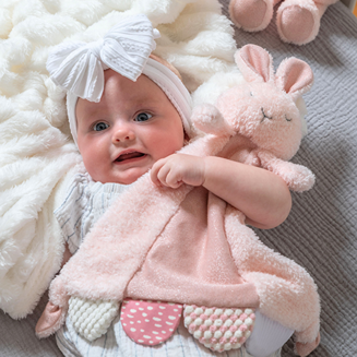 43303 Sweet Dreams Bunny Activity Blanket