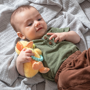 43410 Taggies Dunkin Duck Teether Rattle
