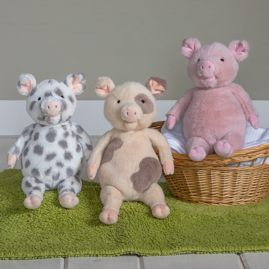 FabFuzz Three Pigs, Peaches, Pepper, Hamlet