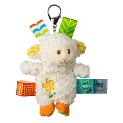 Taggies Sherbet Lamb Bag Charm - 6"